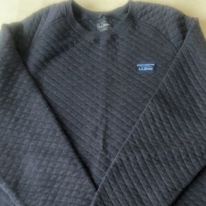LL Bean Men’s XL Quilted Sweatshirt. Charcoal Gray, never worn.